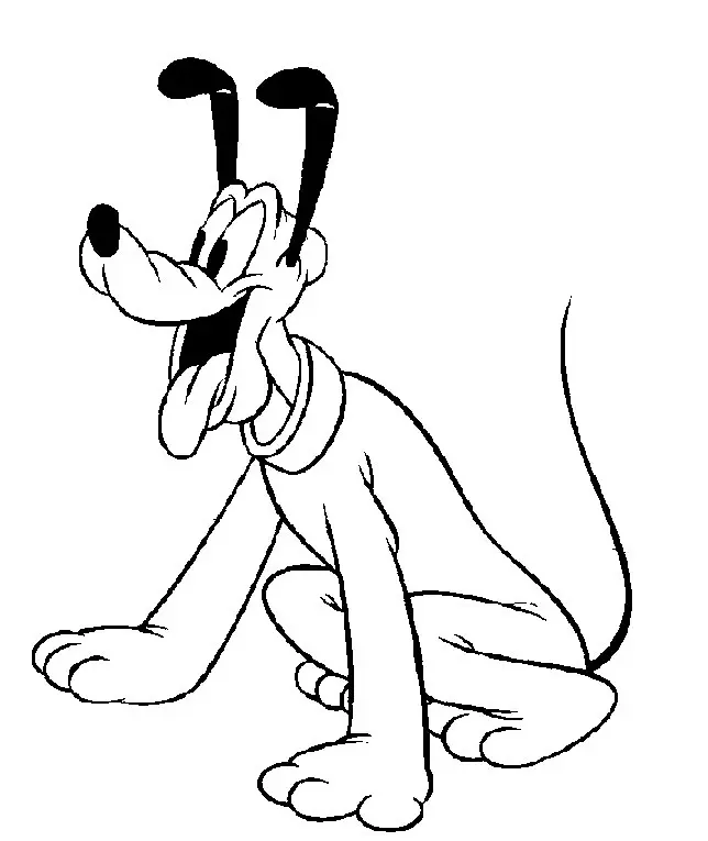 Pluto Coloring Pages 2