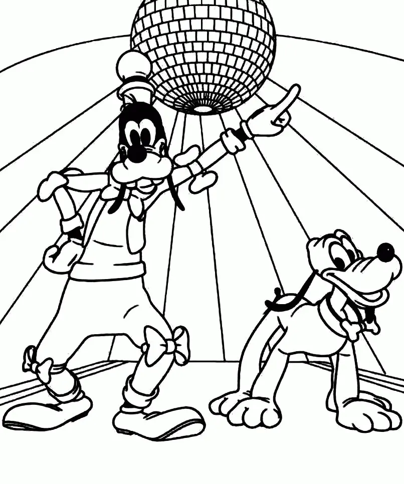 Pluto Coloring Pages 3