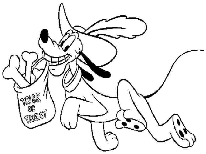 Pluto Para Colorear