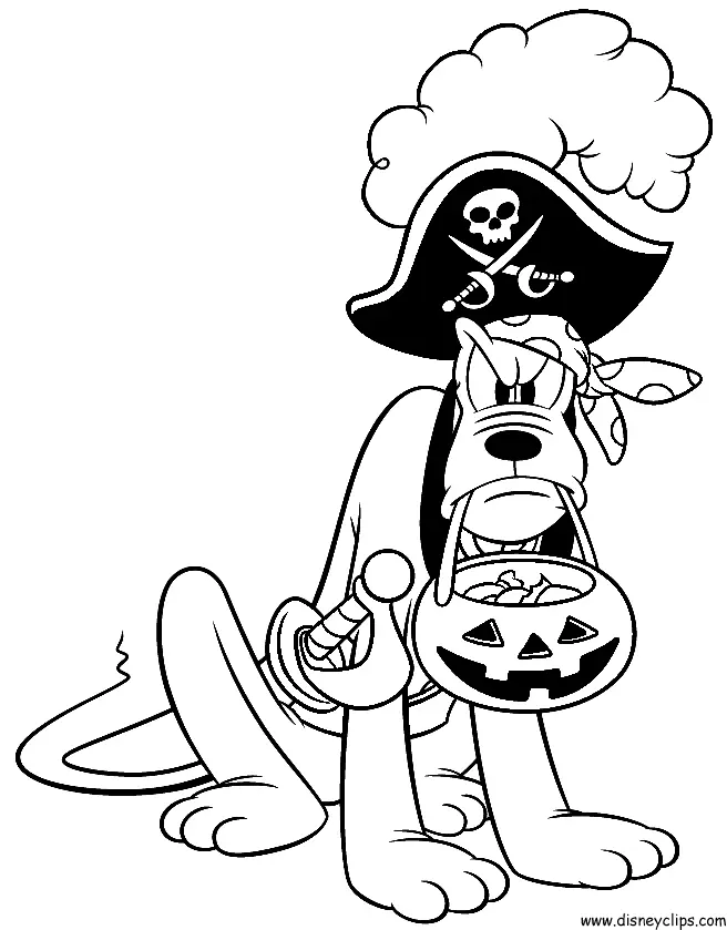 Pluto Coloring Pages 4