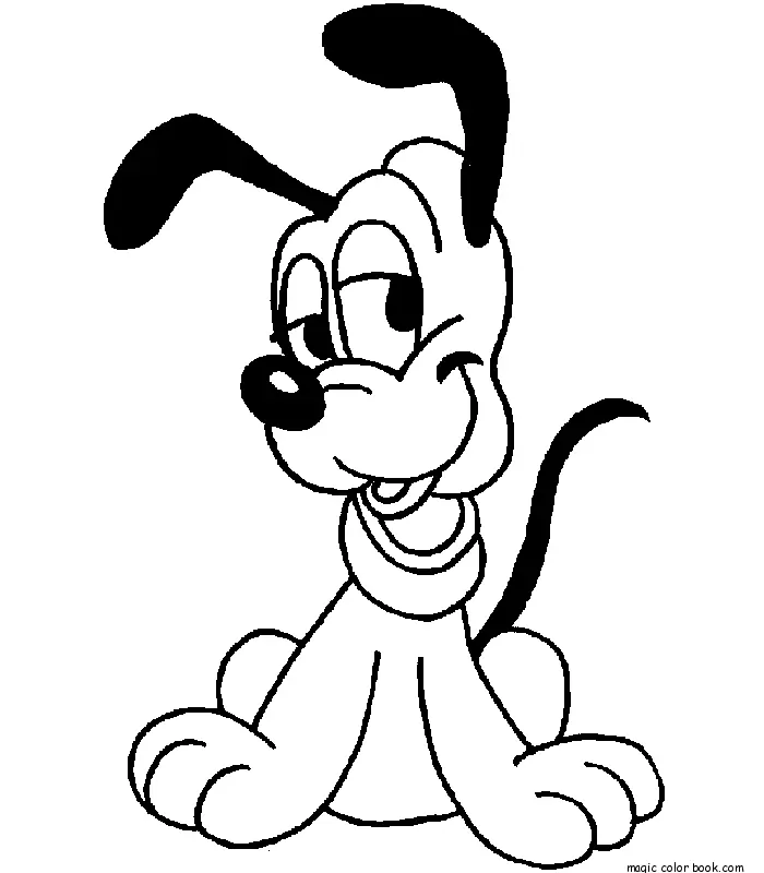 Pluto Coloring Pages 8