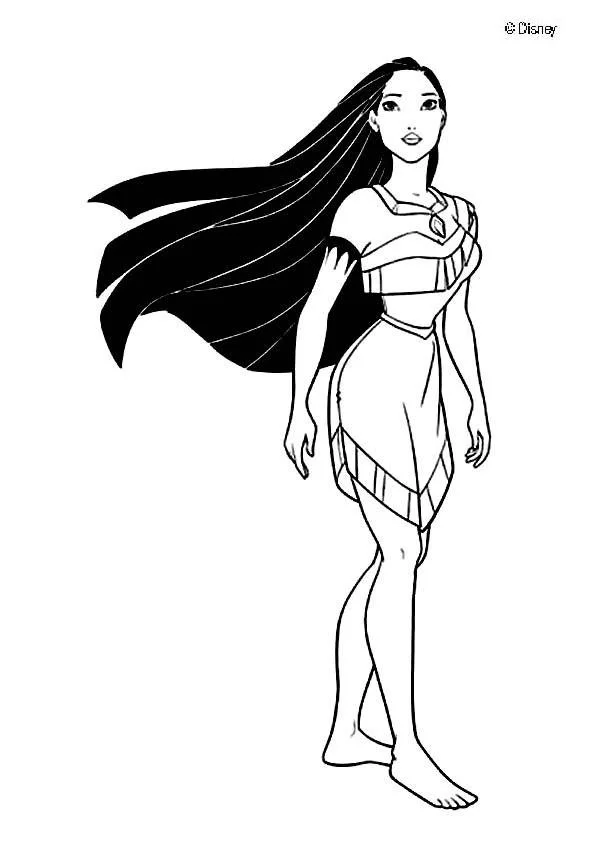 Pocahontas Ausmalbilder 2