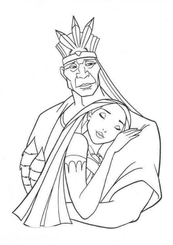 Pocahontas Ausmalbilder 21