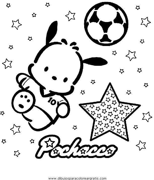 Pochacco Para Colorear 15