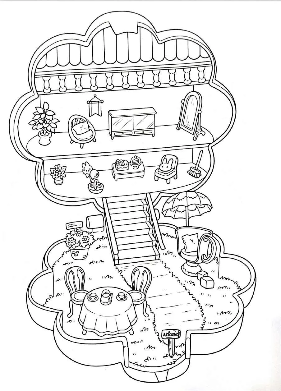 Pocket World Coloring pages 2