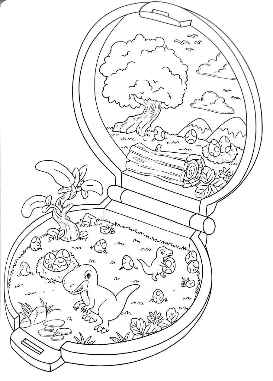 Pocket World Ausmalbilder