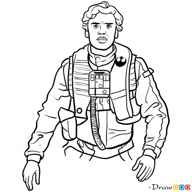 Poe Dameron Ausmalbilder 10