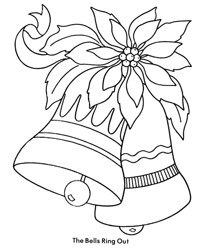 Desenhos de Poinsetia Para Colorir 4