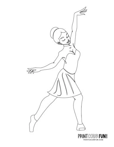 Pointe Shoes Coloring Pages 25