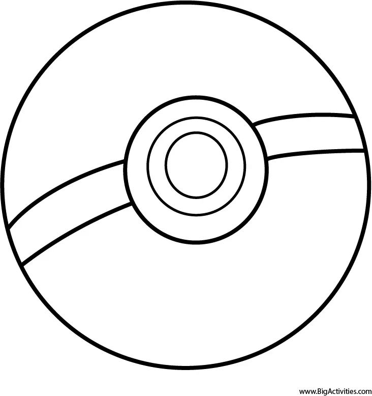 Pokeball Ausmalbilder 1