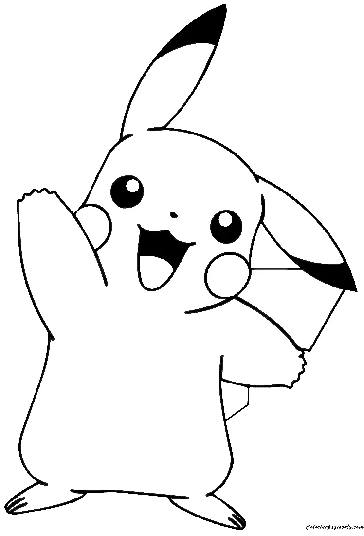 Desenhos de personagens Pokemon Para Colorir 226
