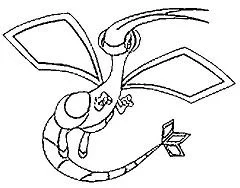 Desenhos de personagens Pokemon Para Colorir 233