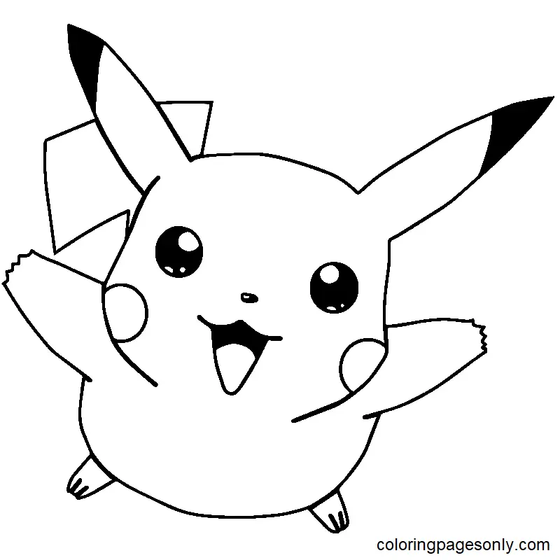 Desenhos de personagens Pokemon Para Colorir 264