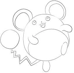 Desenhos de personagens Pokemon Para Colorir 266