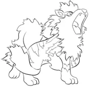 Desenhos de personagens Pokemon Para Colorir 294