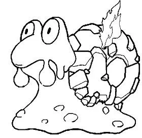 Desenhos de personagens Pokemon Para Colorir 298