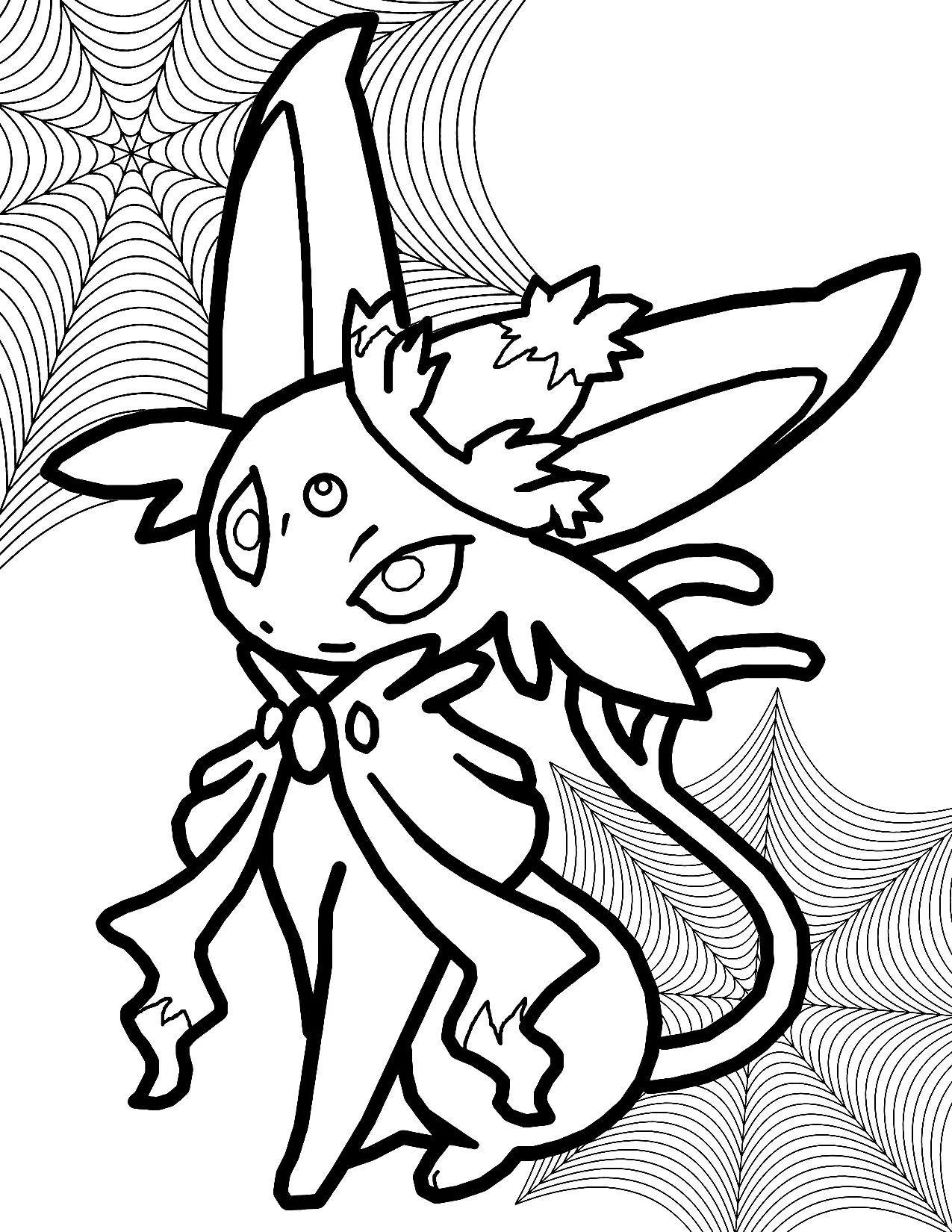 Desenhos de Pokemon Halloween Para Colorir 12