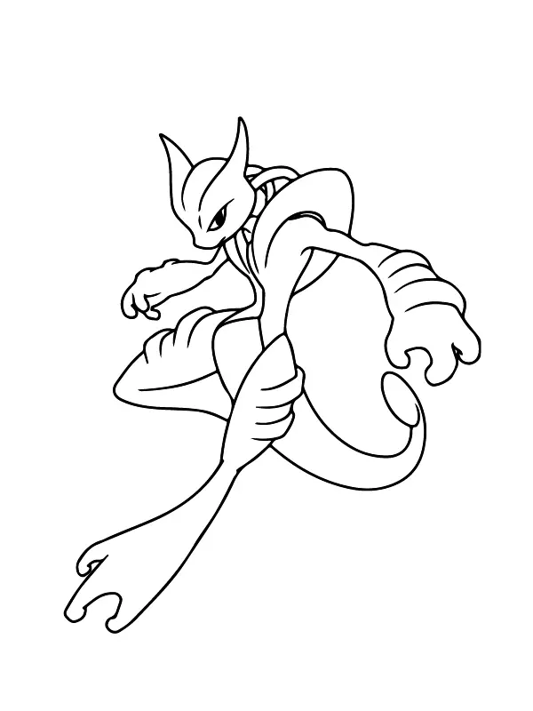 Pokemon Mega Evolution Coloring Pages 20