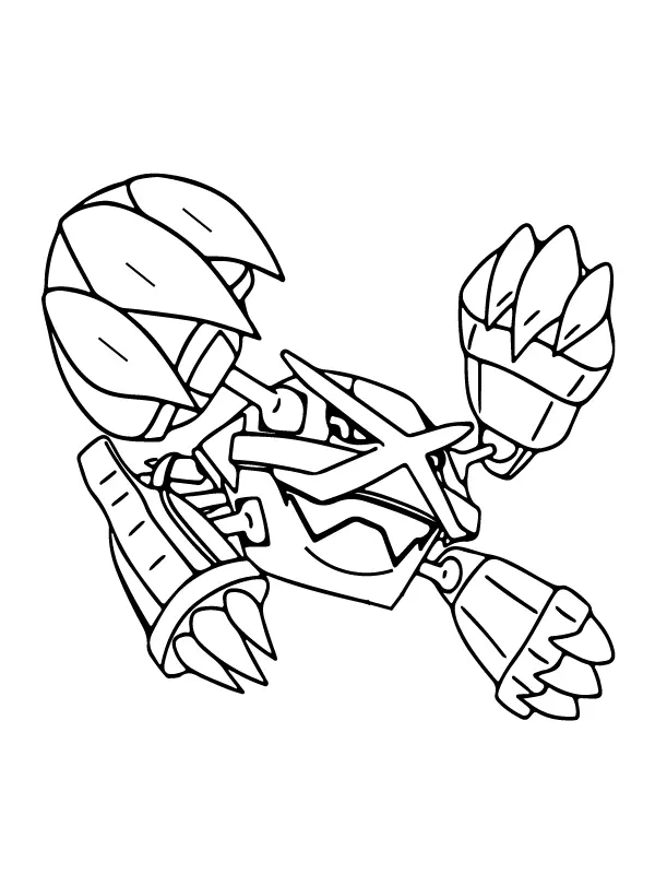 Pokemon Mega Evolution Coloring Pages 36