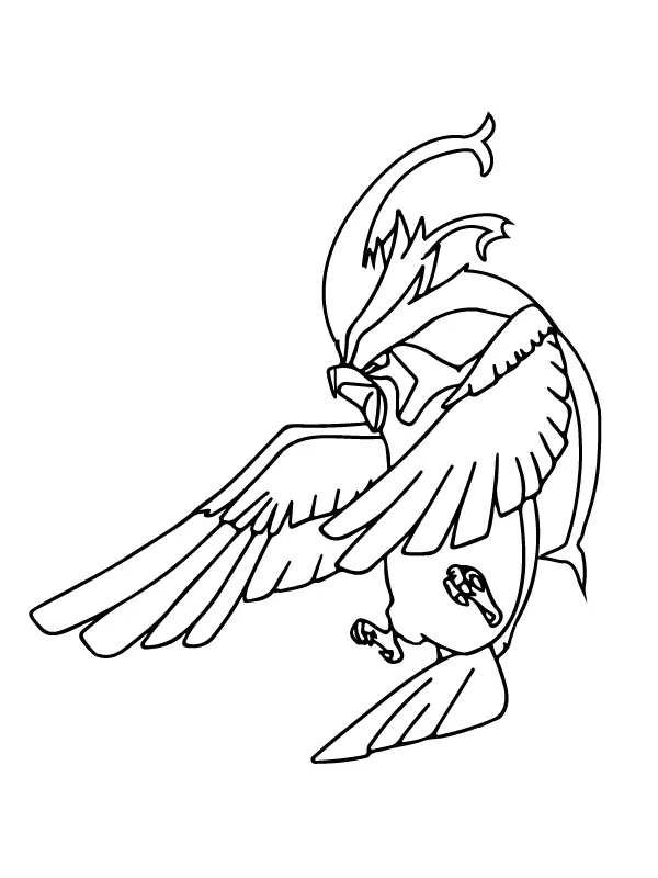 Pokemon Mega Evolution Coloring Pages 39
