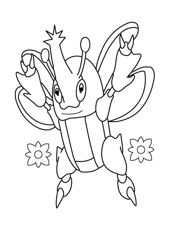 Pokemon Mega Evolution Coloring Pages 41