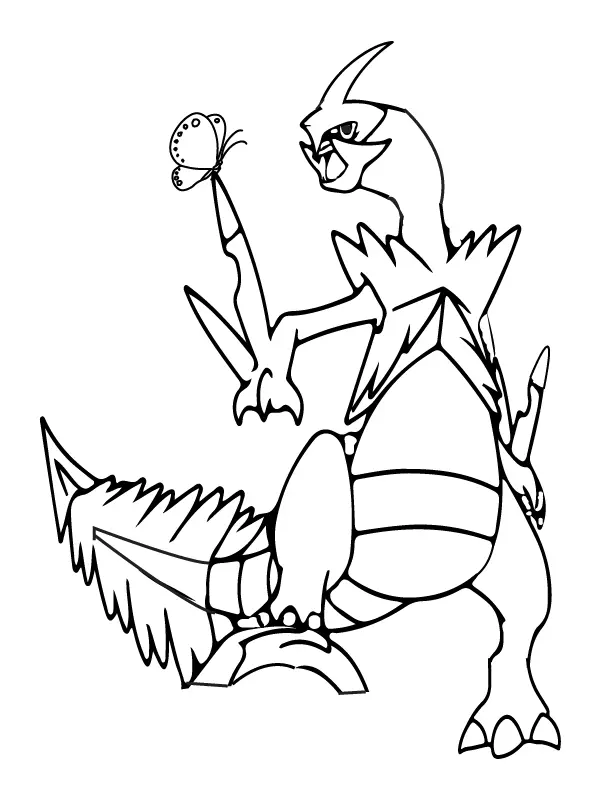 Pokemon Mega Evolution Coloring Pages 47