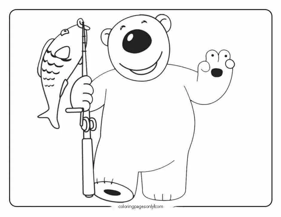 Eisbär Ausmalbilder 1