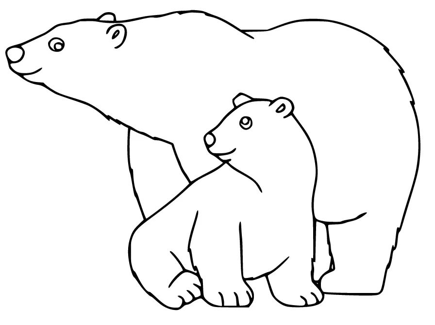 Eisbär Ausmalbilder 11