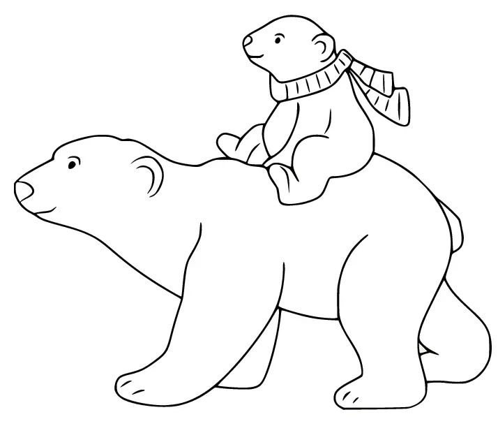 Eisbär Ausmalbilder 12