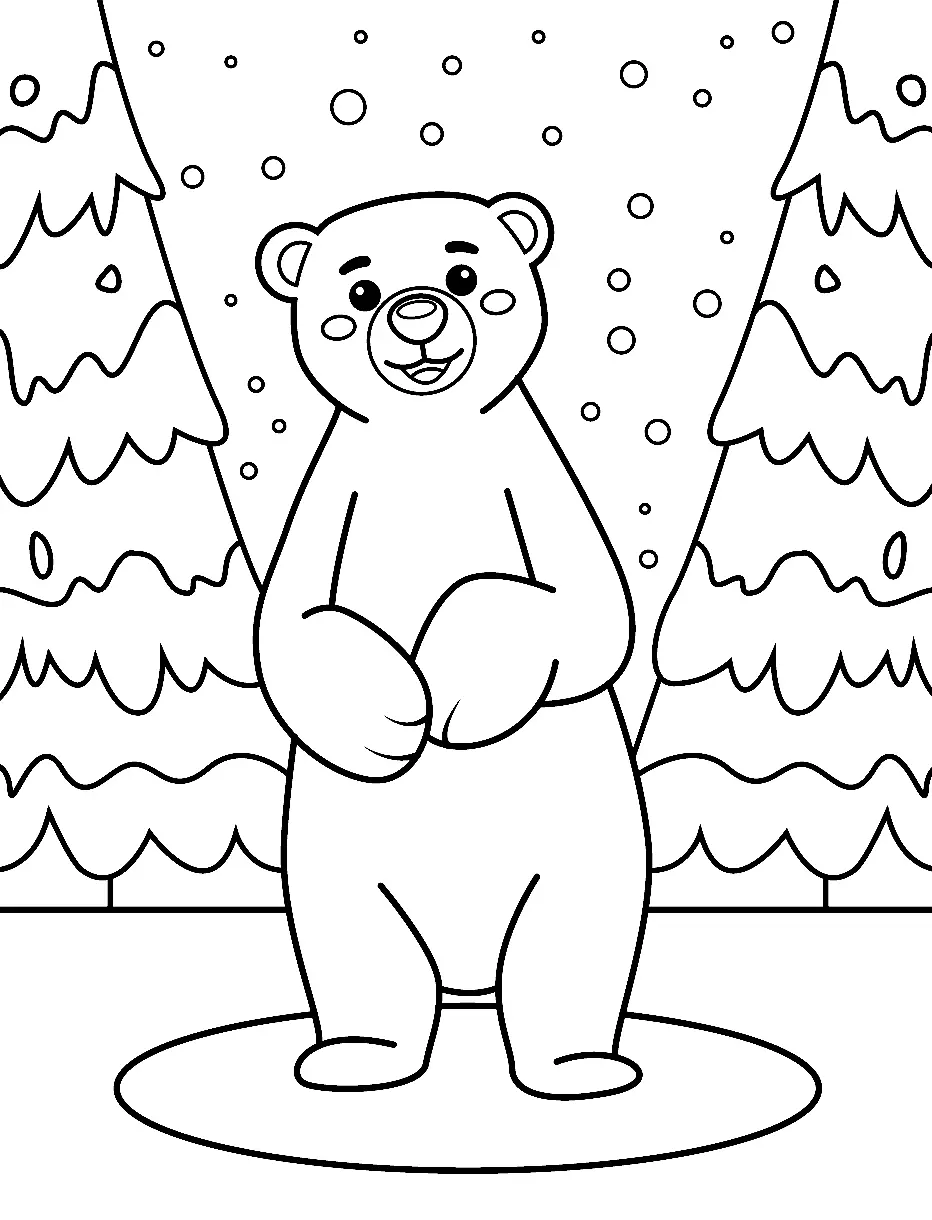 Eisbär Ausmalbilder 17