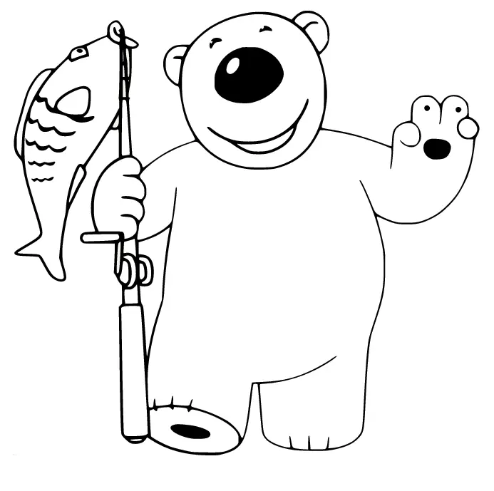 Eisbär Ausmalbilder 23