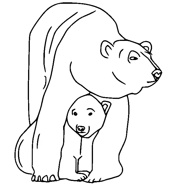 Eisbär Ausmalbilder 26