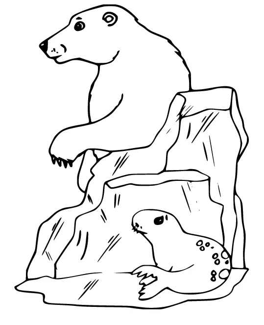 Eisbär Ausmalbilder 28