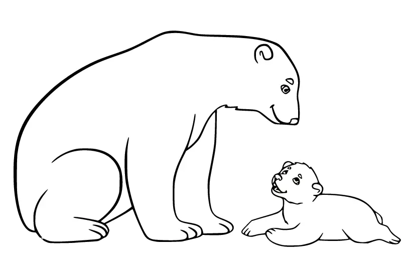Eisbär Ausmalbilder 33