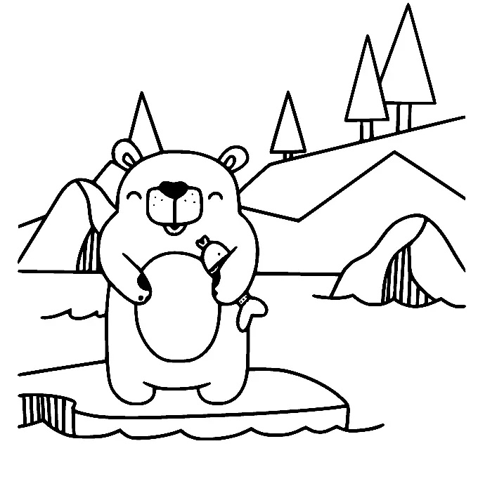 Eisbär Ausmalbilder 36