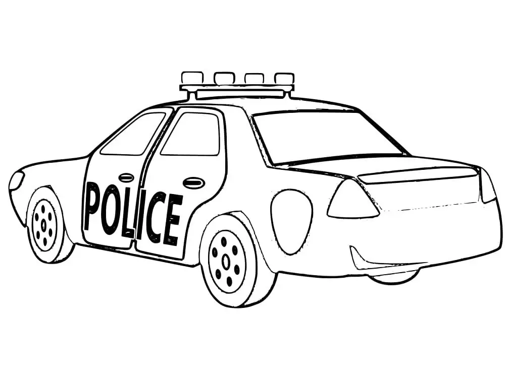Polizei Auto Ausmalbilder 64