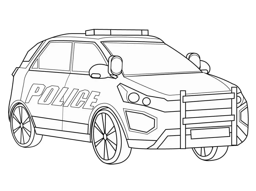 Polizei Auto Ausmalbilder 67