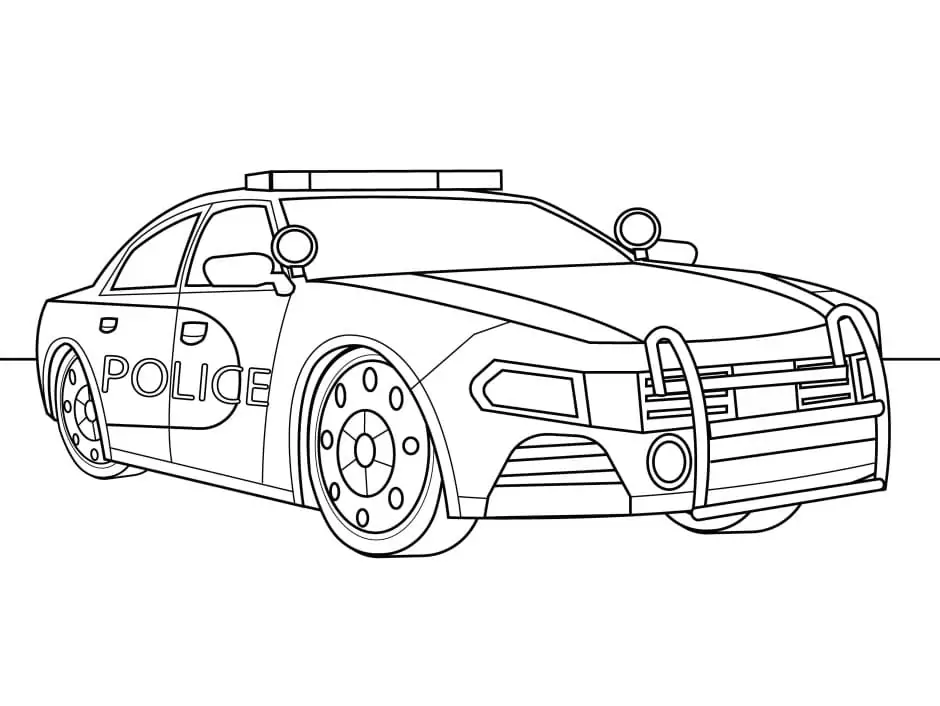 Polizei Auto Ausmalbilder 68