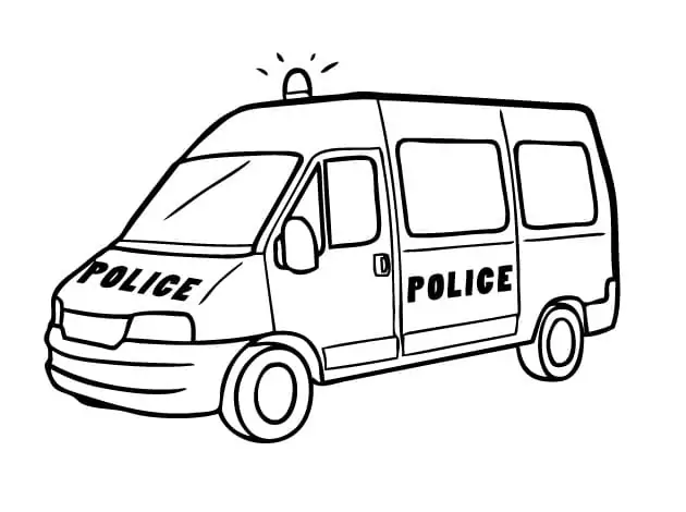Polizei Auto Ausmalbilder 76