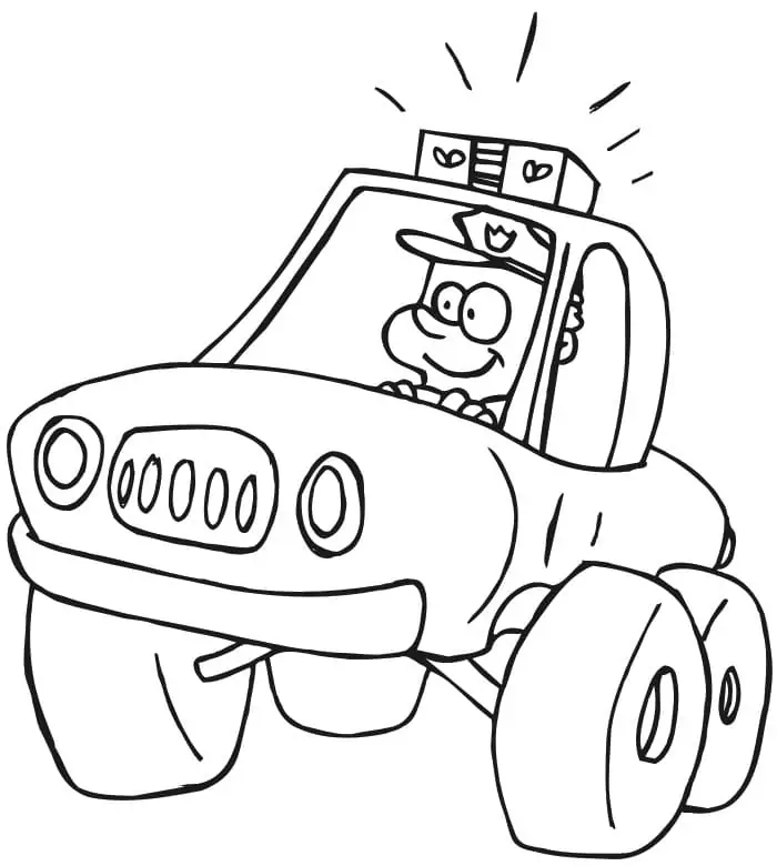 Polizei Auto Ausmalbilder 85