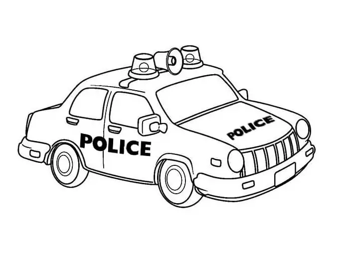 Polizei Auto Ausmalbilder 87