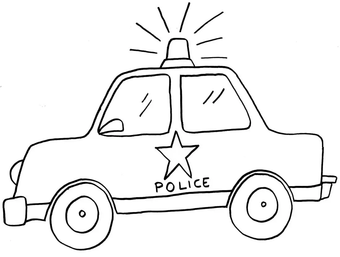 Polizei Auto Ausmalbilder 92