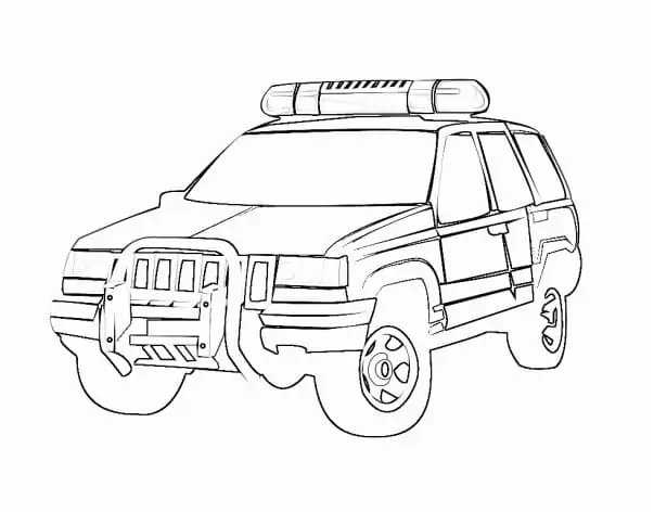 Polizei Auto Ausmalbilder 95