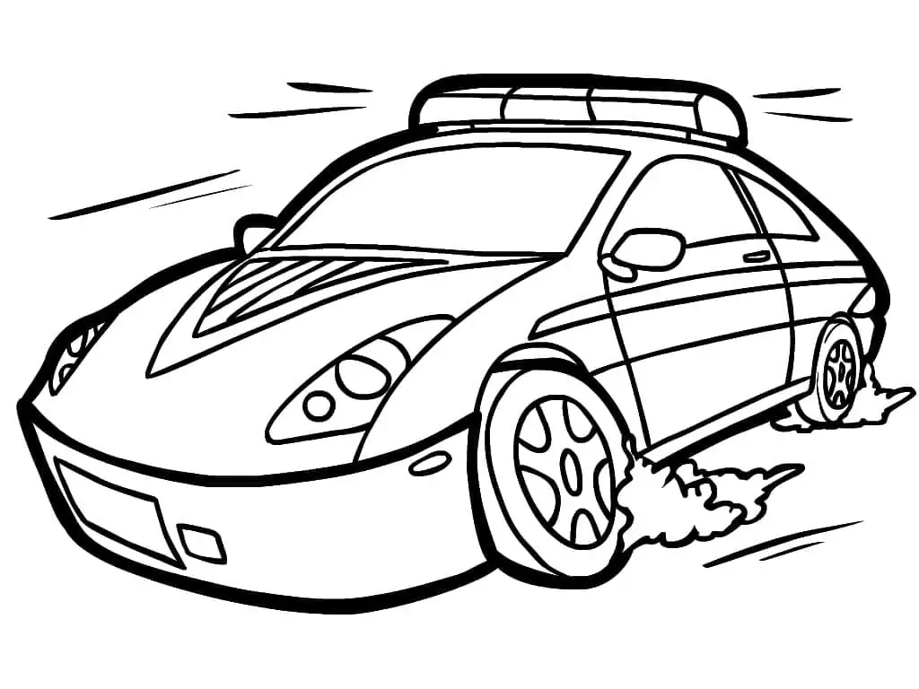 Polizei Auto Ausmalbilder 55