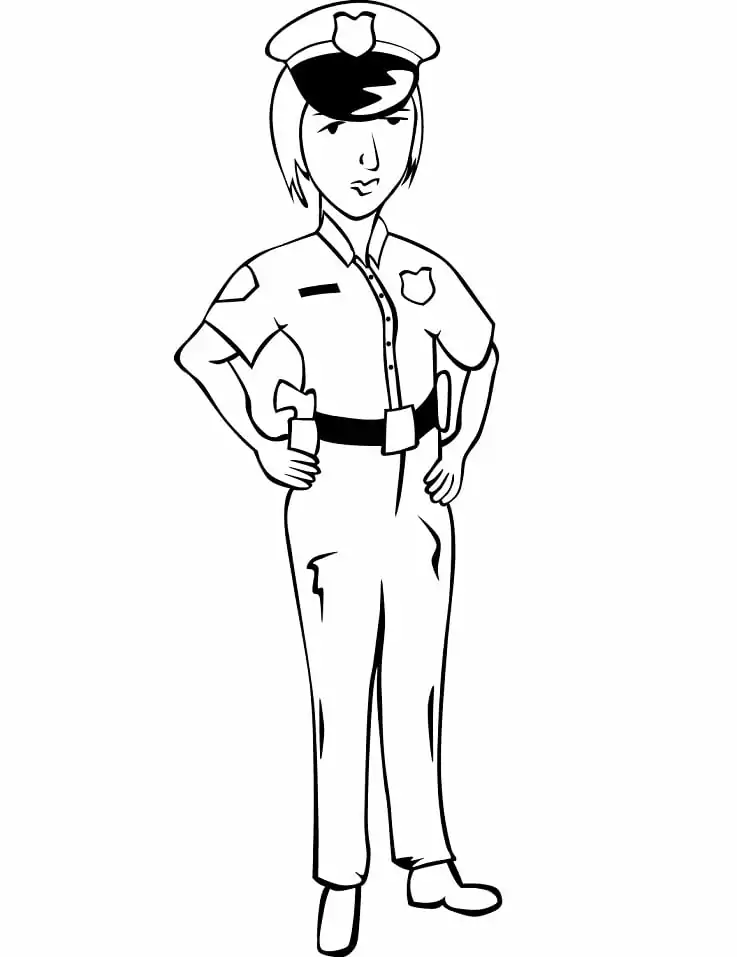 Police Coloring Pages
