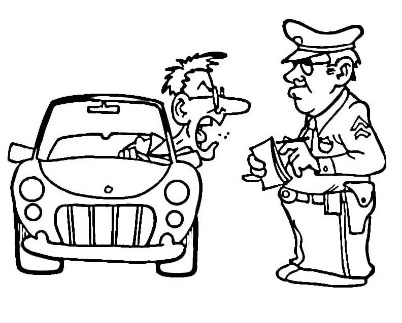 Police Coloring Pages 9