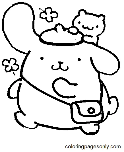 Pompompurin Para Colorear 13