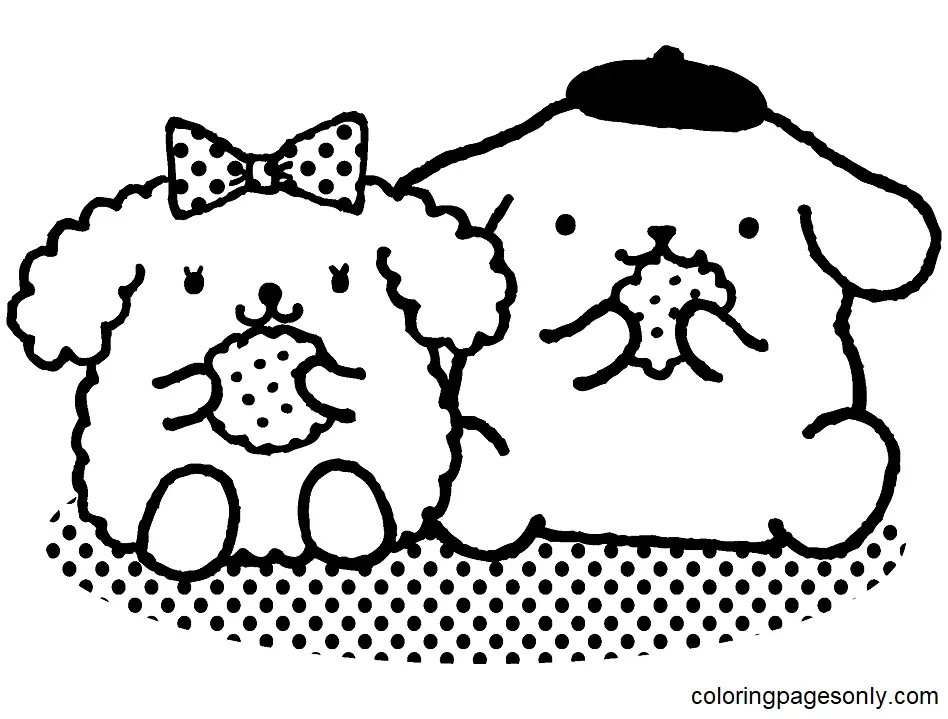 Pompompurin Para Colorear 14