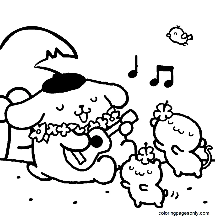 Pompompurin Para Colorear 22