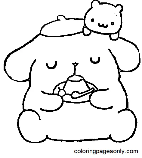 Pompompurin Para Colorear 24